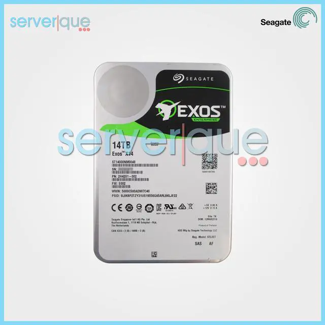 Alt view image 3 of 5 - Seagate ST14000NM0048 Exos X14 ST14000NM0048 14 TB Hard Drive - 3.5" Internal - SAS (12Gb/s SAS)