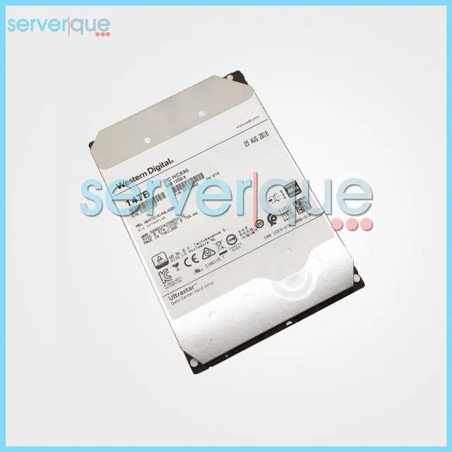 Alt view image 3 of 6 - Western Digital Ultrastar DC HC530 WUH721414AL4204 0F31002 14TB 7.2K RPM SAS 12Gb/s 4Kn 3.5in Hard Drive