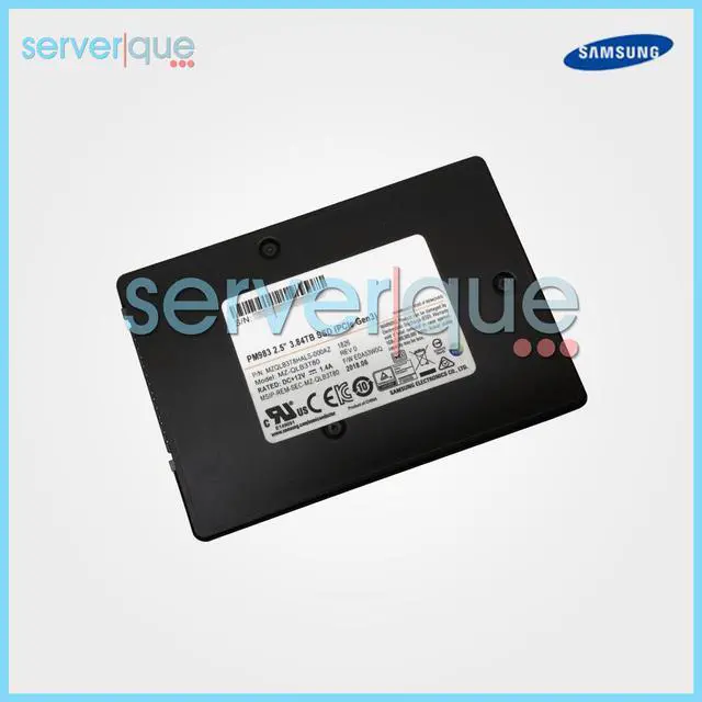 Alt view image 3 of 4 - MZ-QLB3T80 Samsung PM983 3.84TB PCIe NVMe U.2 2.5" Internal Solid State Drive