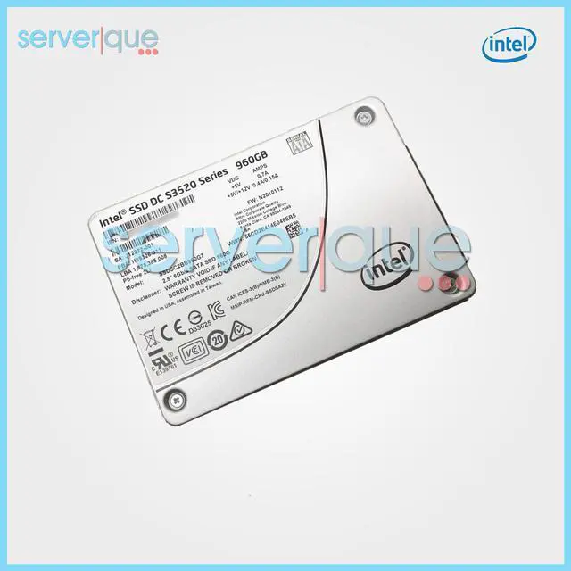 Alt view image 3 of 4 - SSDSC2BB960G7 Intel DC-S3520 Series 960GB SATA 6Gbps 2.5" Solid State Drive