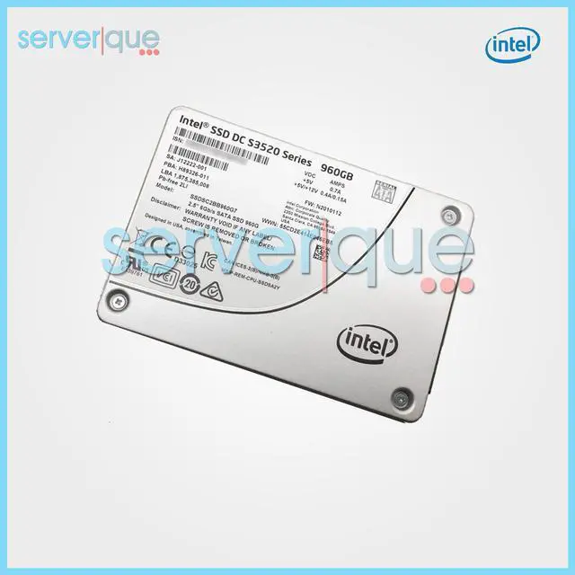 Alt view image 2 of 4 - SSDSC2BB960G7 Intel DC-S3520 Series 960GB SATA 6Gbps 2.5" Solid State Drive