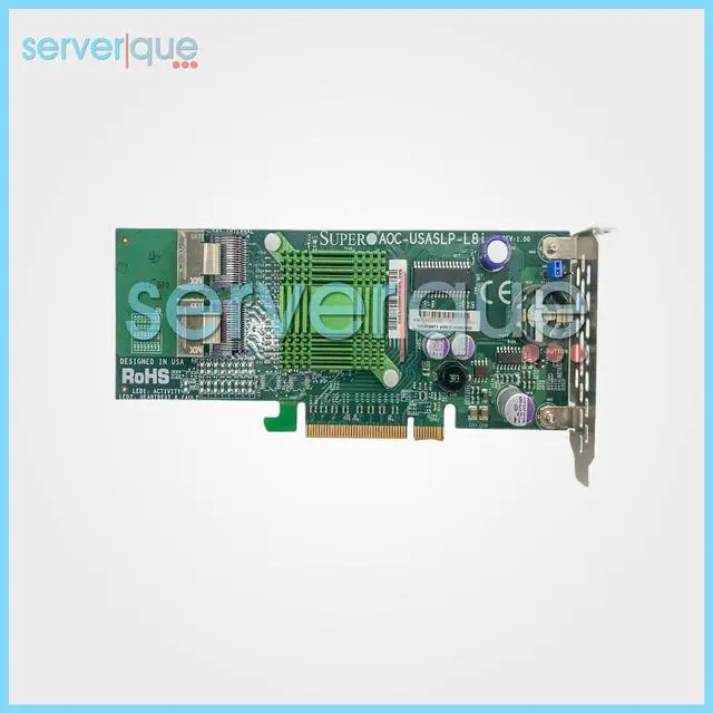 Main image of AOC-USASLP-L8I SuperMicro 3Gbps PCIe SAS Eight-Port Raid Controller