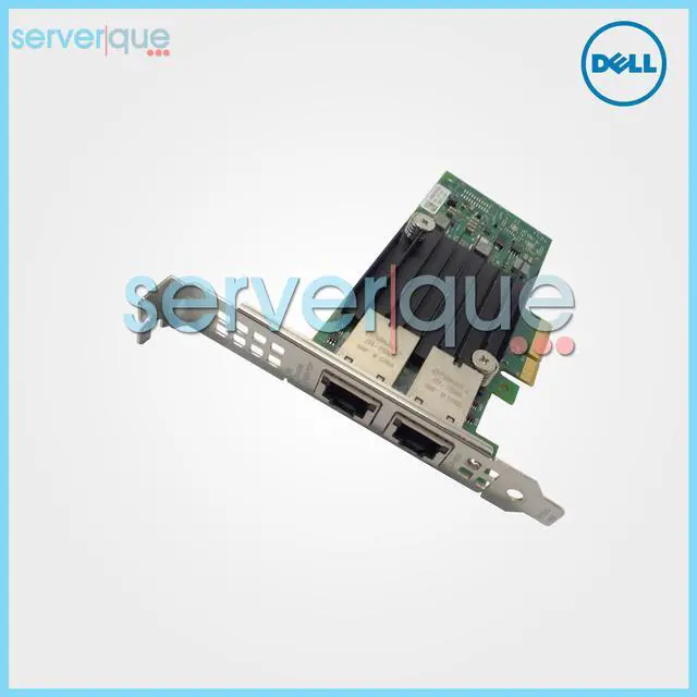 Alt view image 2 of 5 - 4V7G2 Dell Intel X550-T2 10Gbps 2-Port PCIe Ethernet Converged Network Adapter