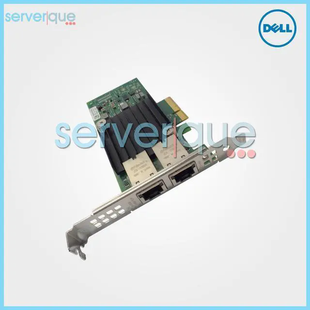Alt view image 3 of 5 - 4V7G2 Dell Intel X550-T2 10Gbps 2-Port PCIe Ethernet Converged Network Adapter