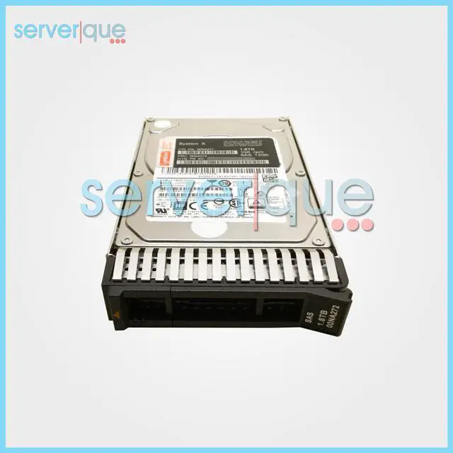 Main image of 00NA272 IBM/Lenovo 1.8TB 10K 12Gbps SAS 2.5" Internal Hard Drive