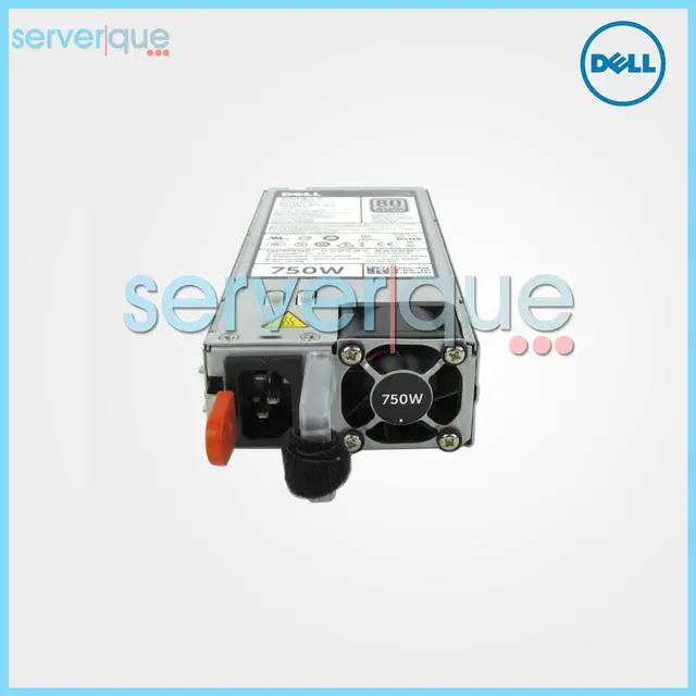 Alt view image 8 of 10 - DELL F9F51  750 Watt Redundant Power Supply For Poweredge R820 R720 R620 R520 T620 T420 T320