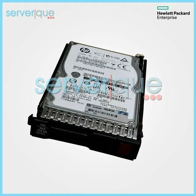 Alt view image 2 of 4 - 652572-B21 HP 450GB 10K 6G 2.5-Inch SAS SFF HDD w/ SC 653956-001 599476-002
