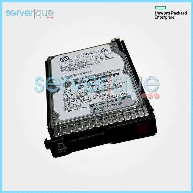Main image of 652572-B21 HP 450GB 10K 6G 2.5-Inch SAS SFF HDD w/ SC 653956-001 599476-002