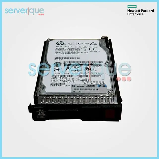 Alt view image 3 of 4 - 652572-B21 HP 450GB 10K 6G 2.5-Inch SAS SFF HDD w/ SC 653956-001 599476-002