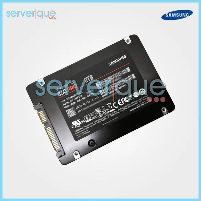 Alt view image 2 of 3 - Samsung MZ-76P2T0 860 Pro 2TB 3D V-NAND 6Gbps SATA III 2.5" SSD MZ7KH2T0HAJR