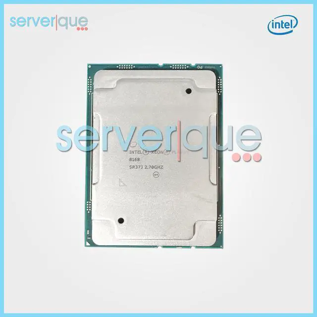 Main image of SR37J Intel Xeon Platinum 8168 24 Core 2.70GHz 33MB 205W FCLGA3647 Processor