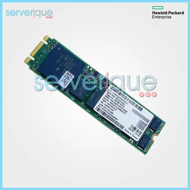 Alt view image 3 of 3 - HPE 480GB Read Intensive 6Gbps SATA M.2 2280 TLC Solid State Drive 880877-B21