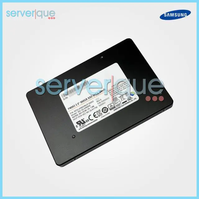 Alt view image 4 of 4 - Samsung MZQLW960HMJP-00003 PM963 PCIe Gen3 x4 Tlc NVMe VNAND, 2.5in SSD