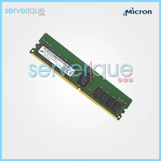 Alt view image 2 of 3 - MTA18ASF2G72PDZ-3G2 Micron 16GB PC4-25600 DDR4-3200MHz ECC Reg Dual Rank Memory