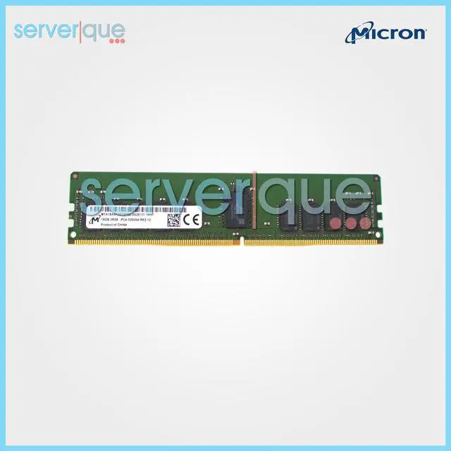 Main image of MTA18ASF2G72PDZ-3G2 Micron 16GB PC4-25600 DDR4-3200MHz ECC Reg Dual Rank Memory