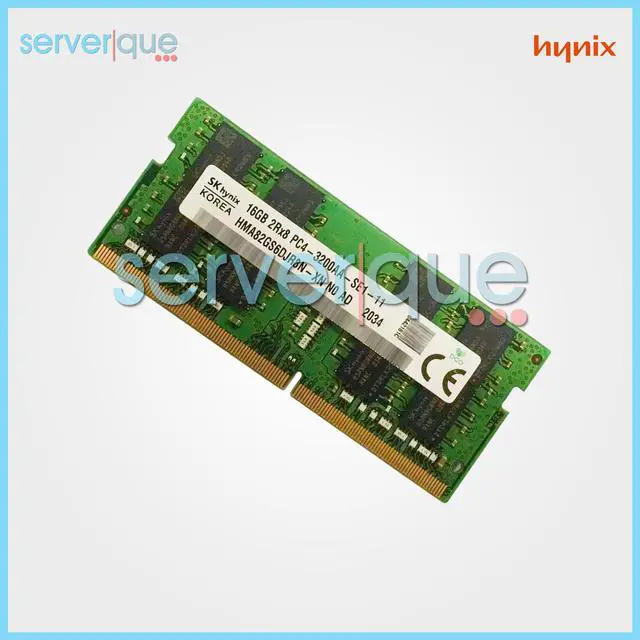 Alt view image 6 of 7 - SK Hynix 16GB DDR4 2RX8 PC4-3200AA-SE1-11 HMA82GS6DJR8N-XN SODIMM Laptop Memory Ram
