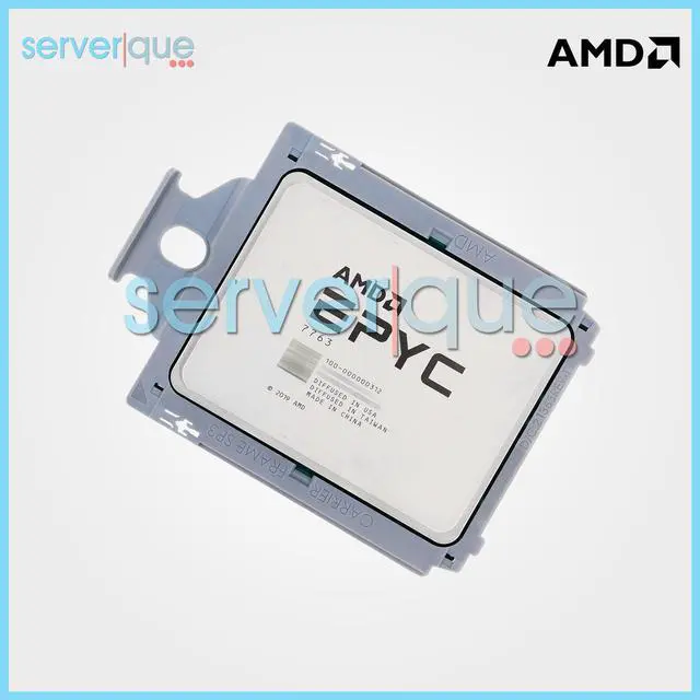 Alt view image 4 of 4 - AMD 100-000000312 EPYC 7763 2.45GHz 64-Core Processor Ref