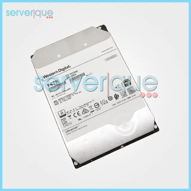 Alt view image 5 of 6 - Western Digital Ultrastar DC HC530 WUH721414AL4204 0F31002 14TB 7.2K RPM SAS 12Gb/s 4Kn 3.5in Hard Drive