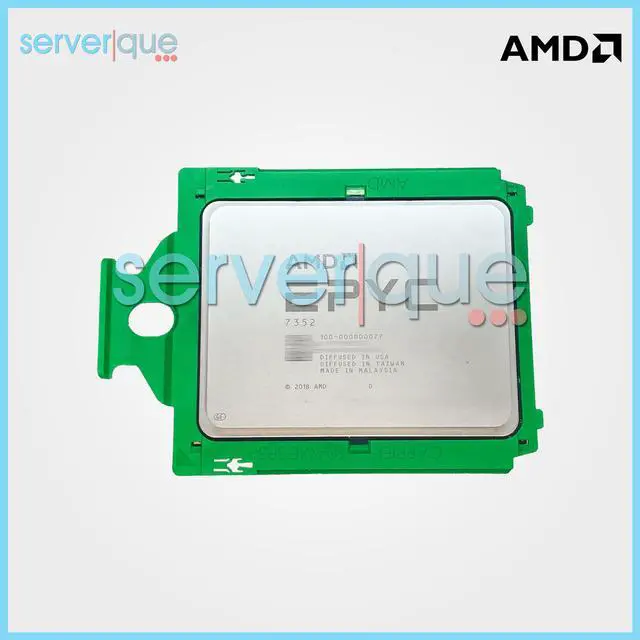 Alt view image 2 of 4 - AMD 100-000000077 EPYC 7352 2.3GHz 24-Core Processor Ref