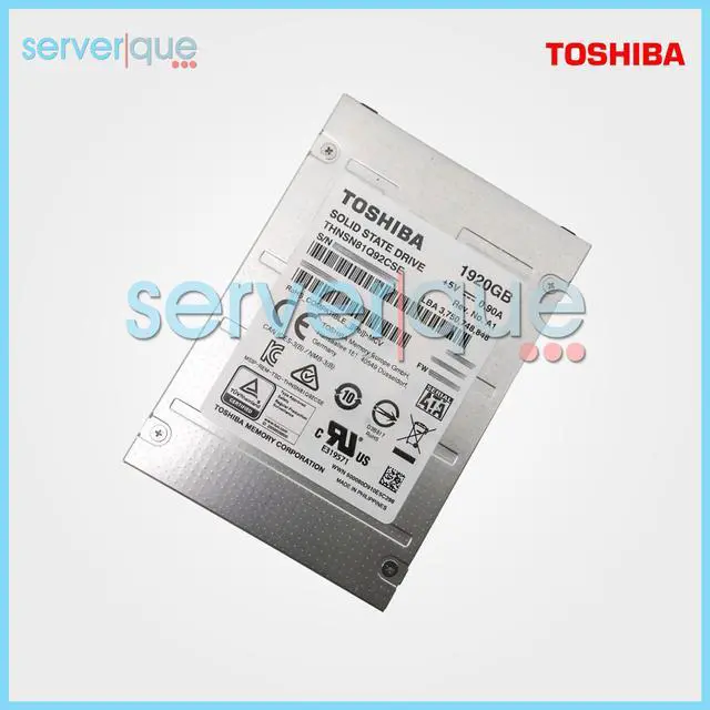 Alt view image 3 of 4 - Toshiba THNSN81Q92CSE THNSN81Q92CSE 1.92 TB Solid State Drive - 2.5" Internal - SATA (SATA/600)