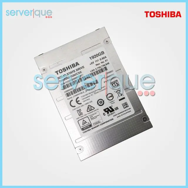 Alt view image 4 of 4 - Toshiba THNSN81Q92CSE THNSN81Q92CSE 1.92 TB Solid State Drive - 2.5" Internal - SATA (SATA/600)
