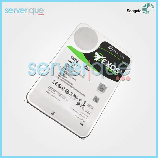 Alt view image 9 of 10 - Seagate Exos X16 16TB SAS 12Gb/s 3.5" Enterprise HDD (ST16000NM002G)