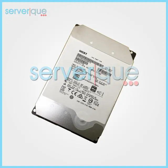 Alt view image 2 of 3 - HUH721010AL4204 HGST 10TB 12Gbps 7.2K SAS 3.5" Internal Hard Drive