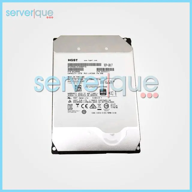 Main image of HUH721212AL4200 HGST HC520 12TB 7.2K SAS 12Gbps 3.5" Internal Hard Drive