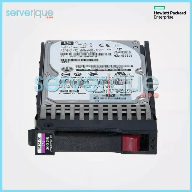 Main image of 507127-B21 HP 300GB SAS 6G 2.5" 10K RPM Hot-Swap Dual-Port Hard Drive 507284-001