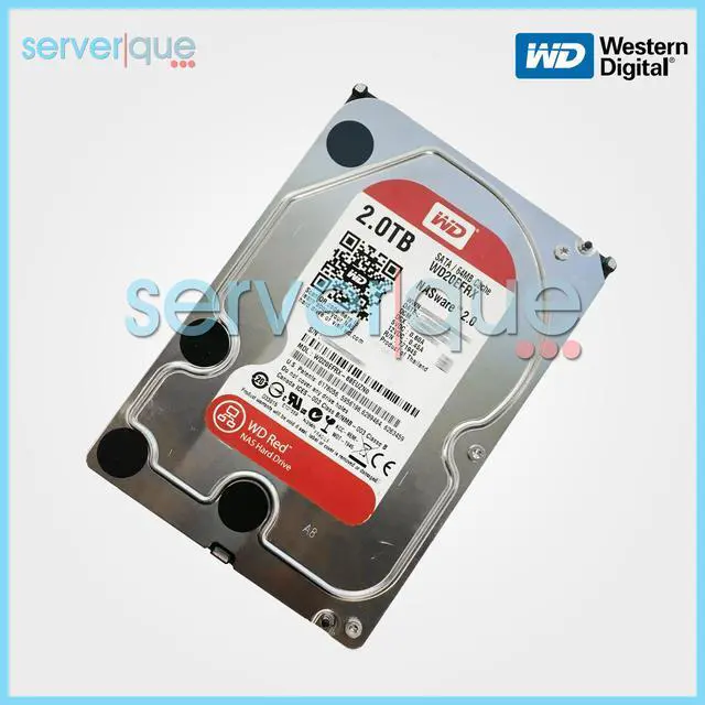 Alt view image 2 of 3 - Western Digital WD20EFRX 2TB 5400RPM SATA 6Gbps 64MB 3.5 Inch Hard Drive