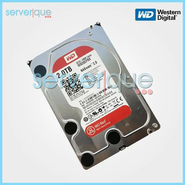 Alt view image 3 of 3 - Western Digital WD20EFRX 2TB 5400RPM SATA 6Gbps 64MB 3.5 Inch Hard Drive