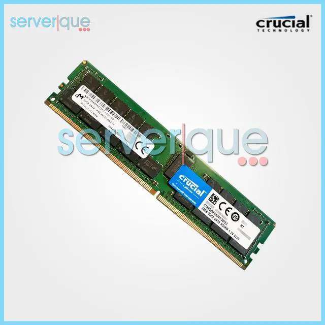 Alt view image 2 of 3 - Crucial CT32G4RFD4293 32GB PC4-23400 DDR4-2933MHz ECC Reg CL21 Quad Rank Memory