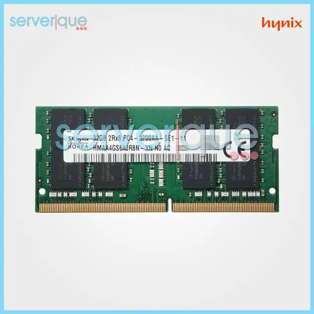 Main image of HMAA4GS6AJR8N-XN Hynix 32GB PC4-25600 DDR4-3200MHz NON-ECC Dual Rank Memory