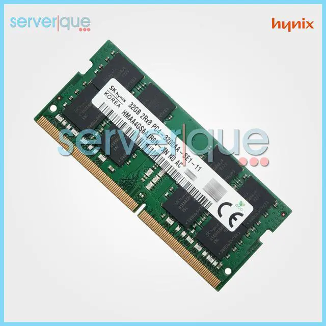Alt view image 2 of 3 - HMAA4GS6AJR8N-XN Hynix 32GB PC4-25600 DDR4-3200MHz NON-ECC Dual Rank Memory