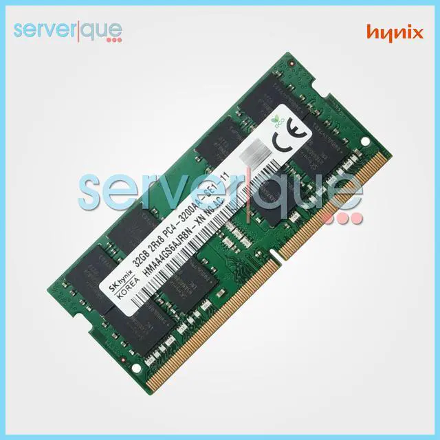 Alt view image 3 of 3 - HMAA4GS6AJR8N-XN Hynix 32GB PC4-25600 DDR4-3200MHz NON-ECC Dual Rank Memory