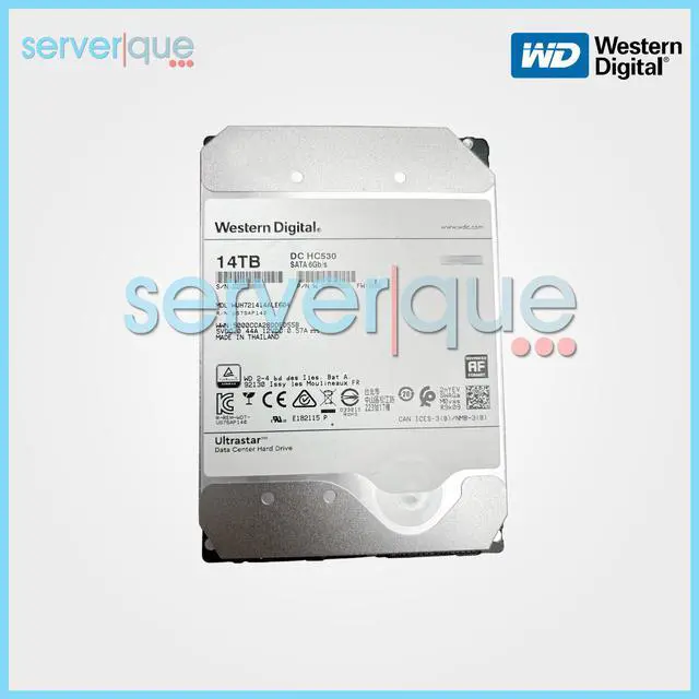 Main image of WUH721414ALE604 Western Digital DC HC530 14TB 6Gbps 7.2K SATA 3.5" Hard Drive