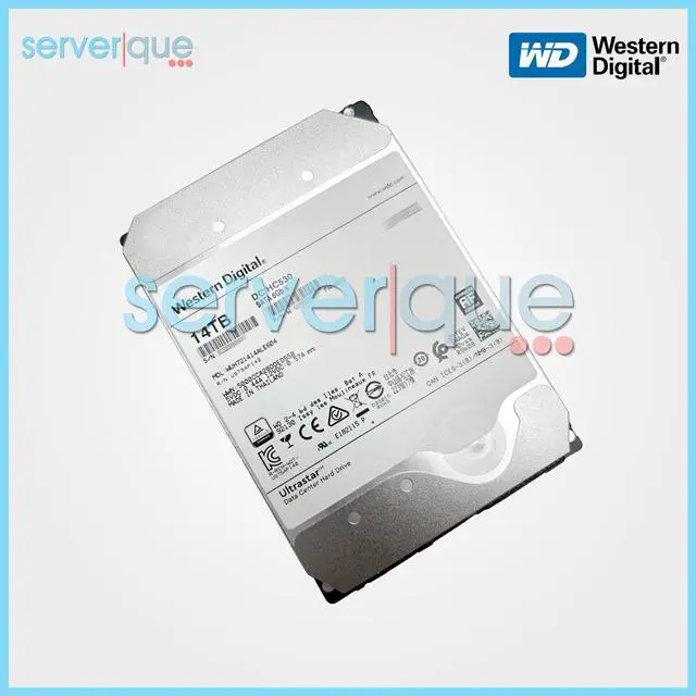 Alt view image 3 of 10 - WUH721414ALE604 Western Digital DC HC530 14TB 6Gbps 7.2K SATA 3.5" Hard Drive