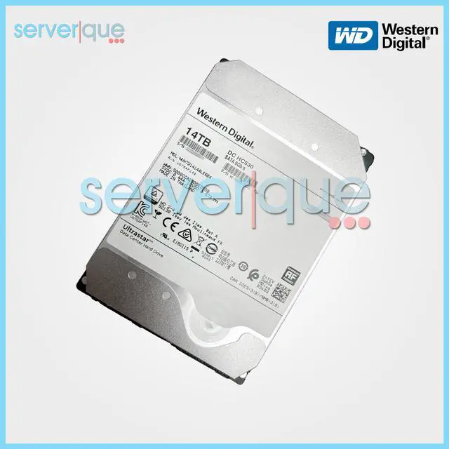 Alt view image 2 of 10 - WUH721414ALE604 Western Digital DC HC530 14TB 6Gbps 7.2K SATA 3.5" Hard Drive