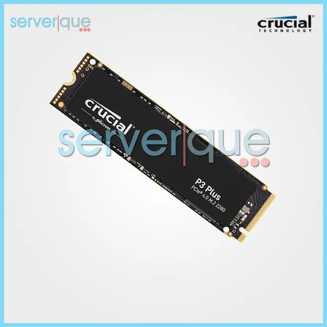 Alt view image 2 of 3 - Crucial CT4000P3PSSD8 P3 Plus 4TB 3D NAND PCIe 4.0 x4 NVMe M.2 2280 Internal SSD