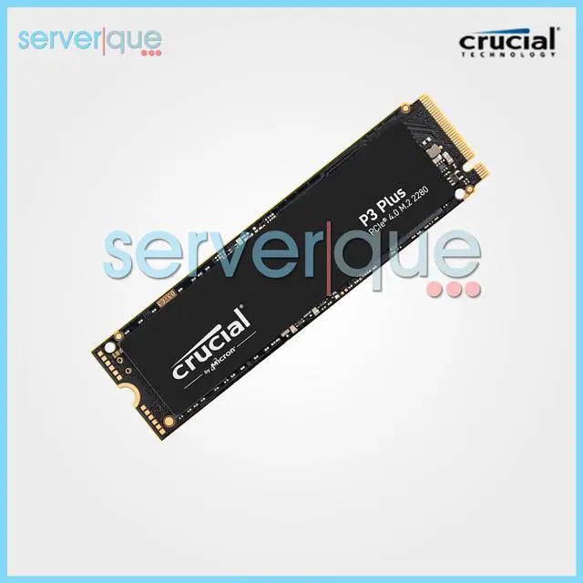 Alt view image 3 of 3 - Crucial CT4000P3PSSD8 P3 Plus 4TB 3D NAND PCIe 4.0 x4 NVMe M.2 2280 Internal SSD