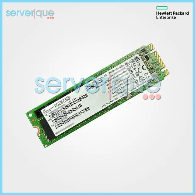 Main image of HPE 480GB Mixed Use Gen 10 6Gbps SATA M.2 2280 TLC Solid State Drive P20608-002