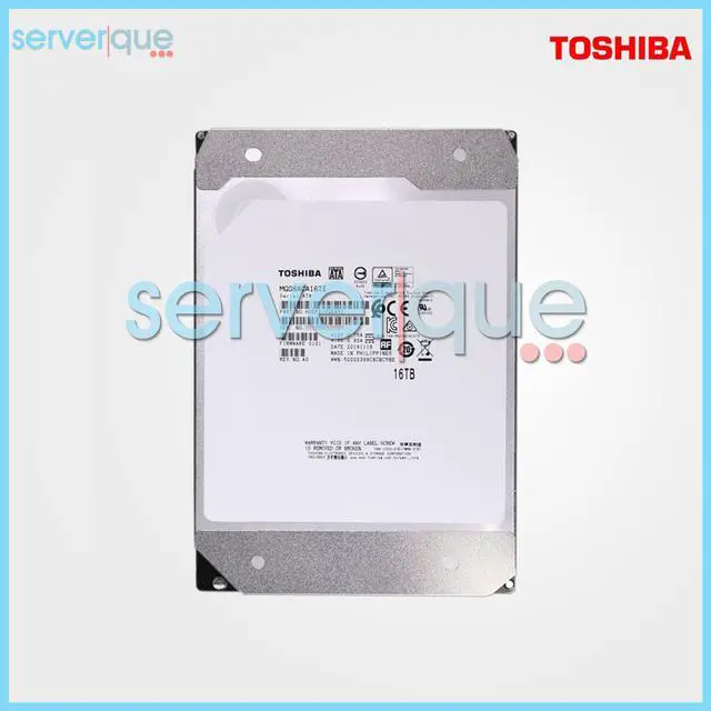 Alt view image 5 of 9 - Toshiba MG08ACA16TE MG08 MG08ACA16TA 16 TB Hard Drive - 3.5" Internal - SATA (SATA/600)
