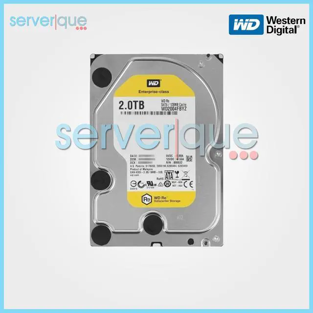 Alt view image 2 of 4 - Western WD2005FBYZ Digital Gold WD2005FBYZ 2 TB Hard Drive - 3.5" Internal - SATA (SATA/600)