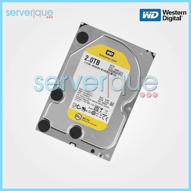 Alt view image 4 of 4 - Western WD2005FBYZ Digital Gold WD2005FBYZ 2 TB Hard Drive - 3.5" Internal - SATA (SATA/600)