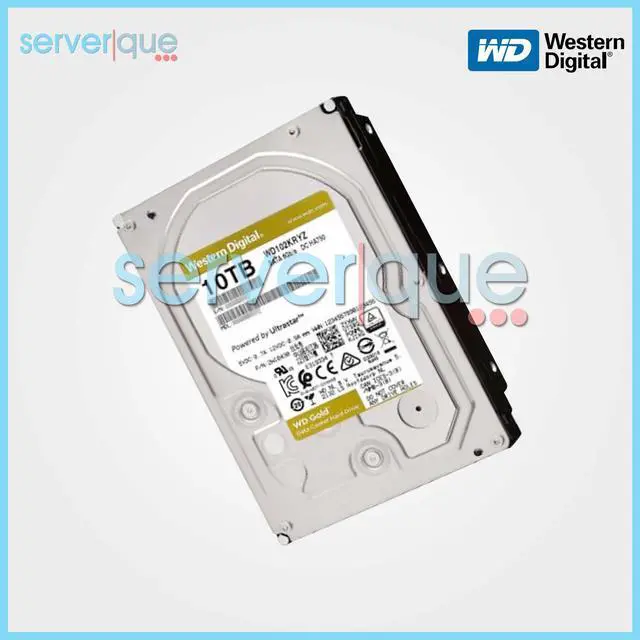 Alt view image 4 of 6 - Western WD102KRYZ Digital Gold WD102KRYZ 10 TB Hard Drive - 3.5" Internal - SATA (SATA/600)
