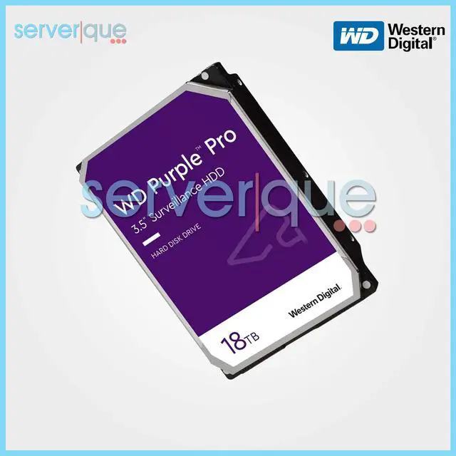 Alt view image 5 of 6 - Western WD181PURP Digital Purple Pro WD181PURP 18 TB Hard Drive - 3.5" Internal - SATA (SATA/600) - Conventional Magnetic Recording (CMR) Method