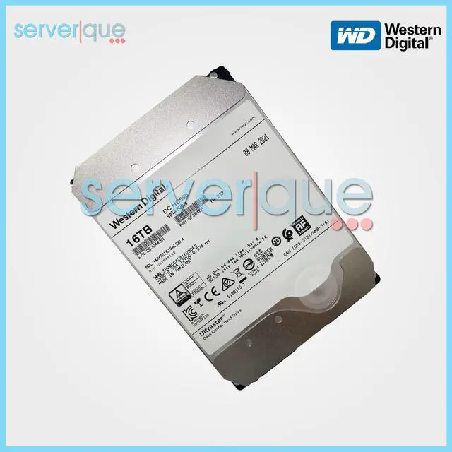 Alt view image 5 of 7 - WUH721816ALE6L4 - Western Digital Ultrastar DC HC550 16TB 7200RPM SATA 6Gb/s 512MB Cache 3.5-inch Hard Drive - (Certified Refurbished)