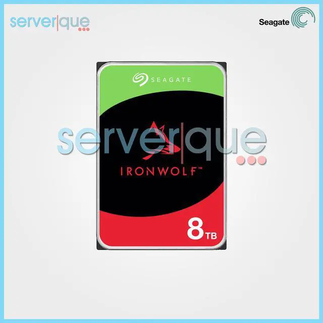 Alt view image 8 of 8 - Seagate ST8000VN004 IronWolf ST8000VN004 8 TB Hard Drive - 3.5" Internal - SATA (SATA/600) - Conventional Magnetic Recording (CMR) Method