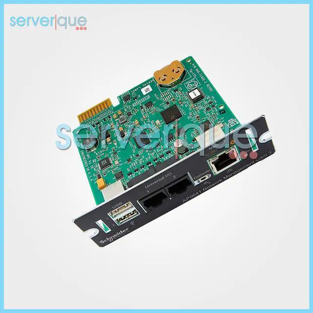 Alt view image 2 of 3 - Schneider Electric AP9641 APC UPS Management Network Card