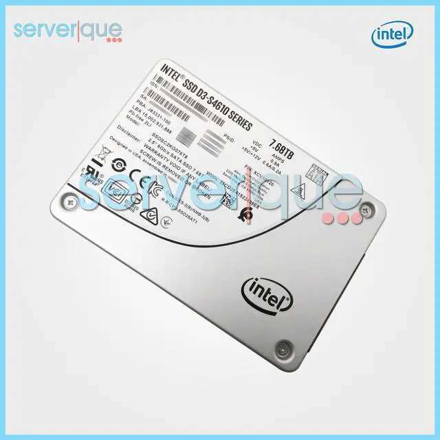 Main image of Intel D3-S4610 Series 7.68TB SATA 6Gbps TLC 2.5" SSDSC2KG076T8 Solid State Drive